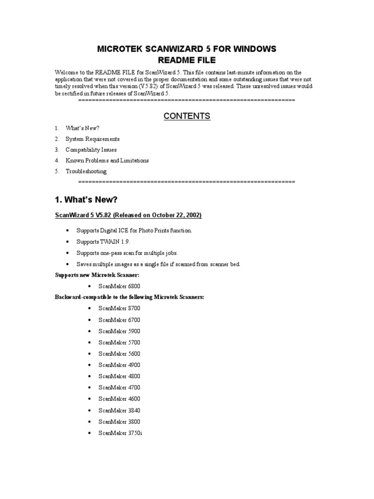 Microtek 4800 scanner driver windows 10