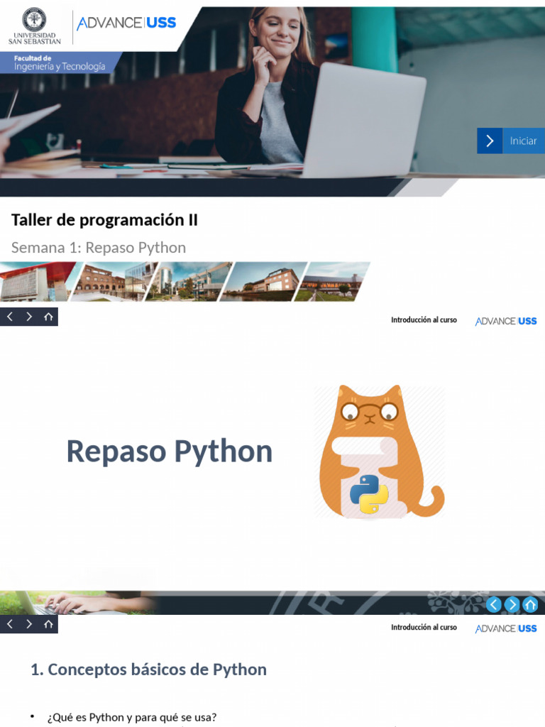 Semana 1, Material para Programación en Pythob | PDF | Python (lenguaje ...