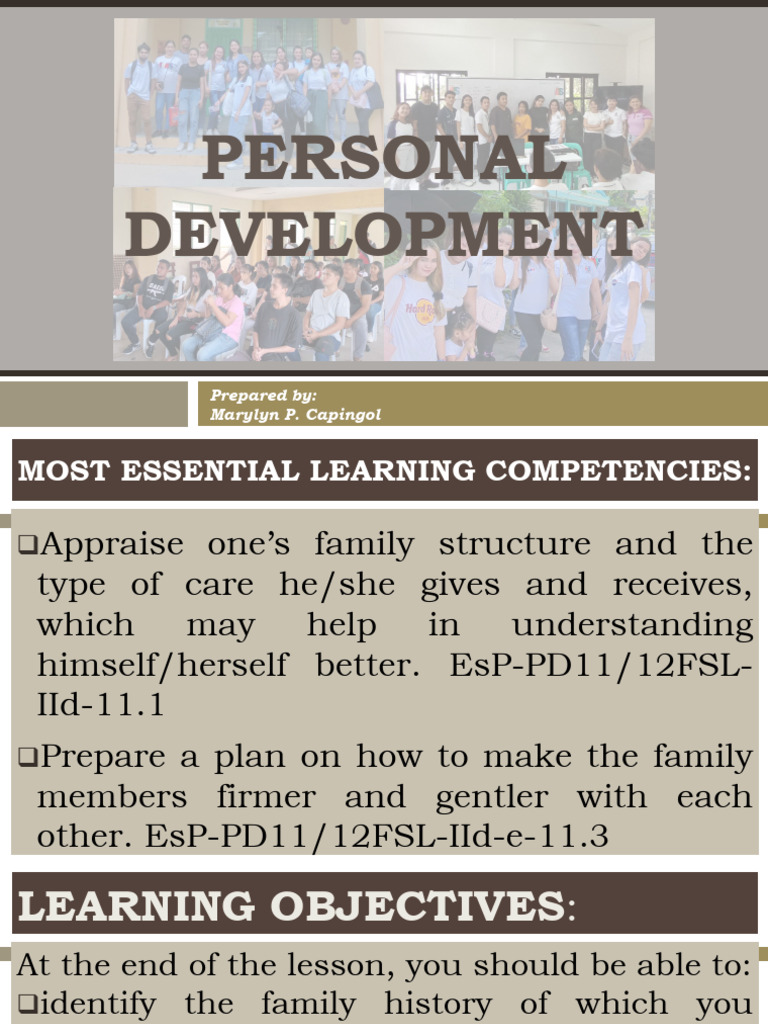 Capingol - PerDev - Lesson 6 - Family Structures Legacies and ...