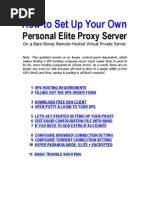 Download How to Setup an Elite Proxy Server by Amy Smith SN95662857 doc pdf