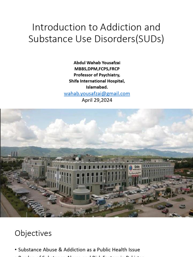 Understanding Substance Use Disorders in Pakistan | PDF | Substance Use ...