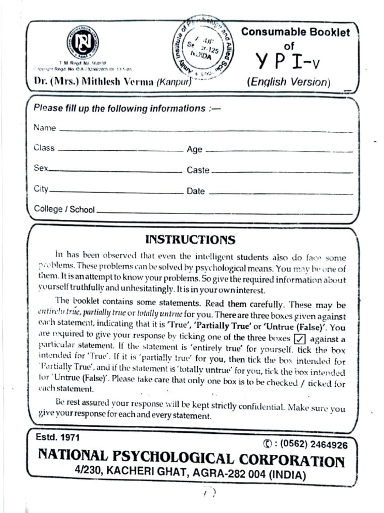 YPI | PDF