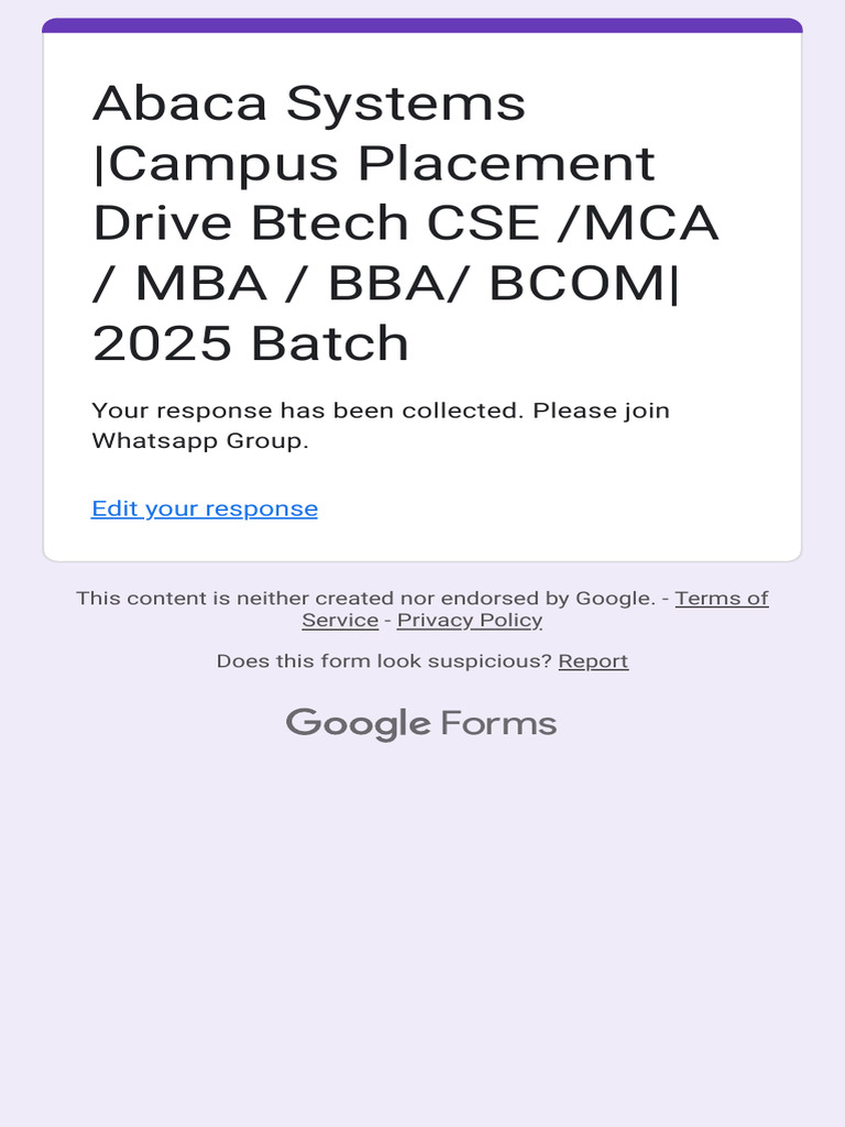 Abaca Systems Campus Placement Drive Btech CSE MCA MBA BBA BCOM 2025 ...