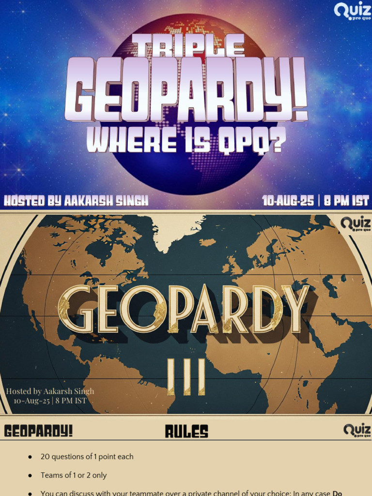 QPQ273 - Triple Geopardy - Answers | PDF