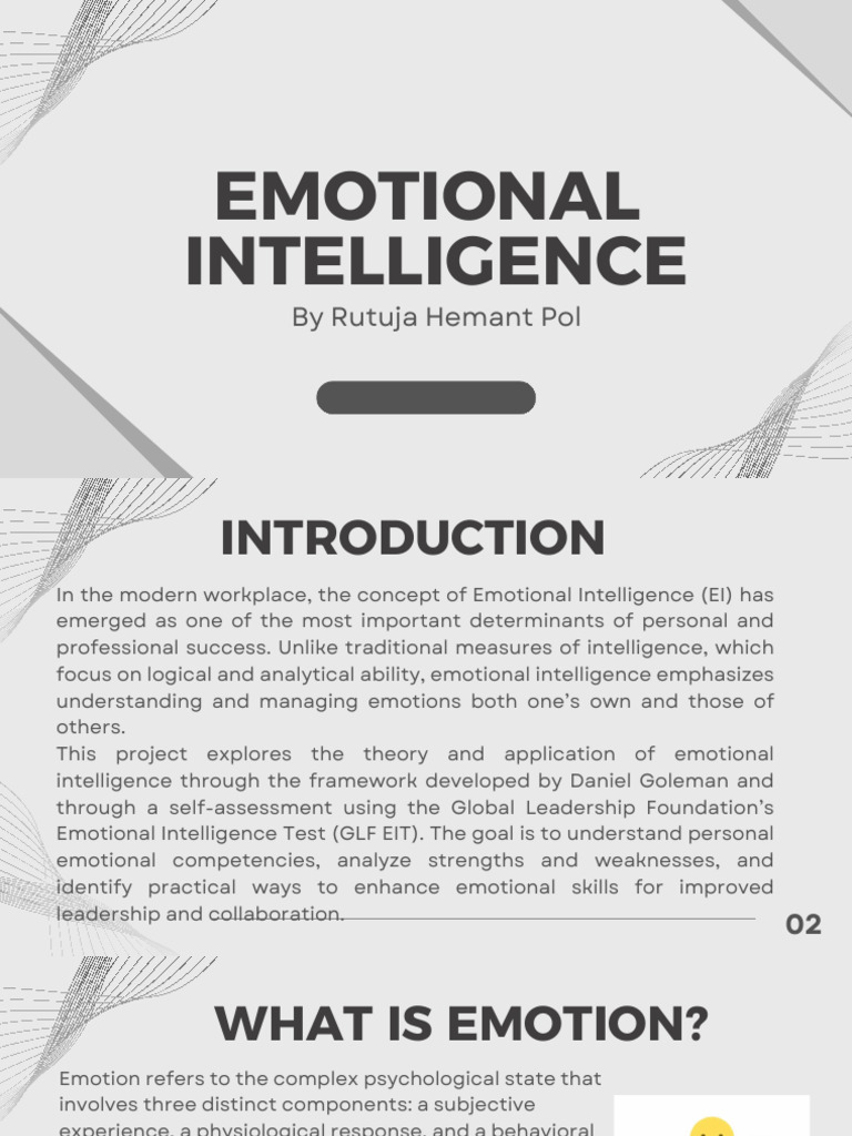 Enhancing Emotional Intelligence Skills | PDF | Emotions | Emotional ...