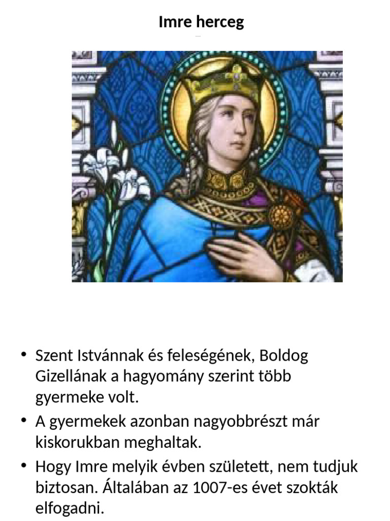 Szent Imre | PDF