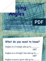 Missing Angles: Our Learning Objectives Today