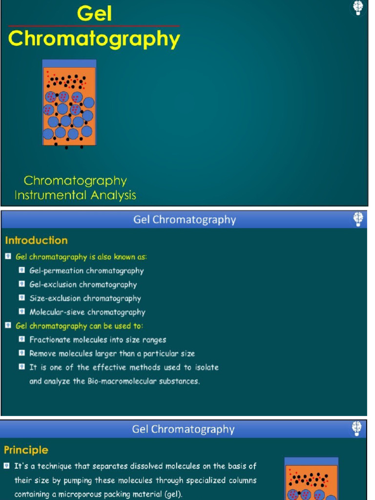 Gel Chromatography | PDF