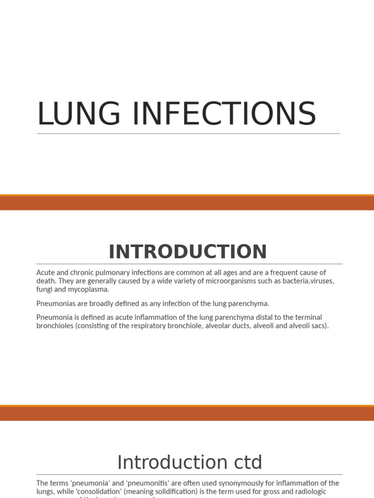 Understanding Lung Infections and COPD | PDF | Lung | Chronic ...