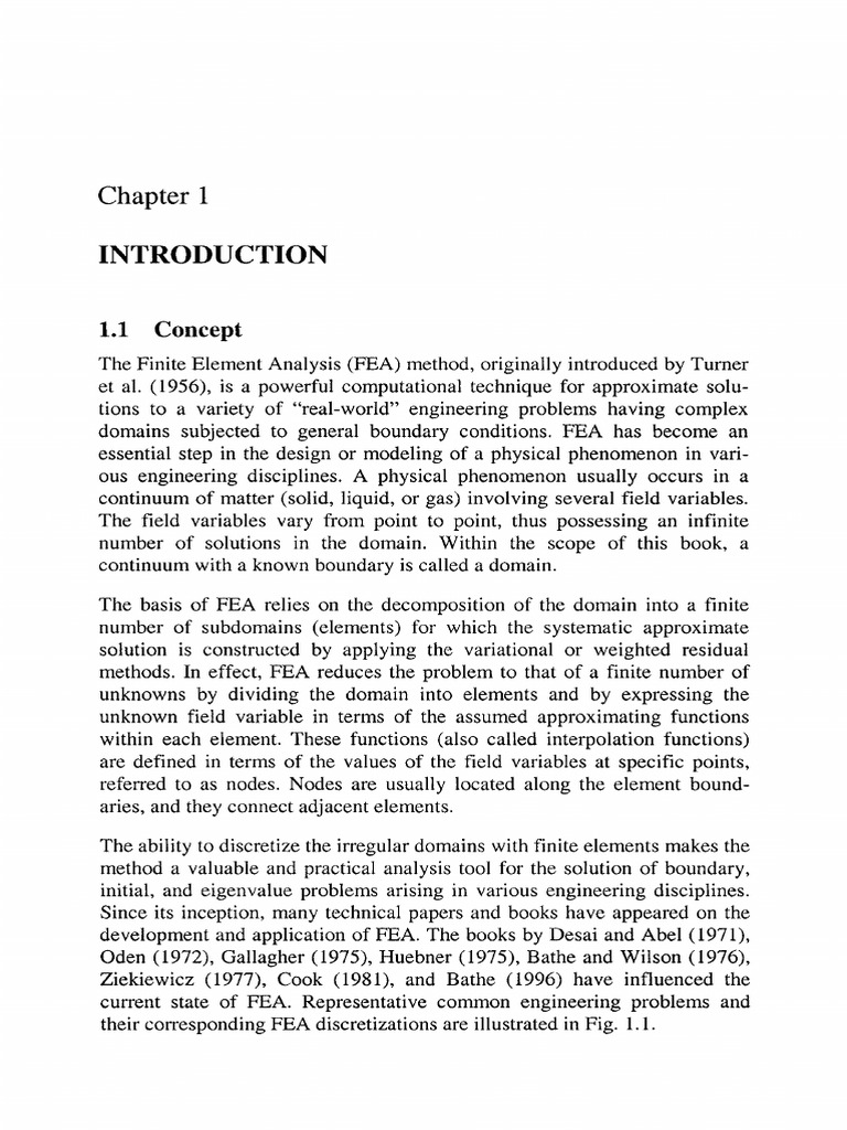 Chapter 1 | PDF | Finite Element Method | Matrix (Mathematics)