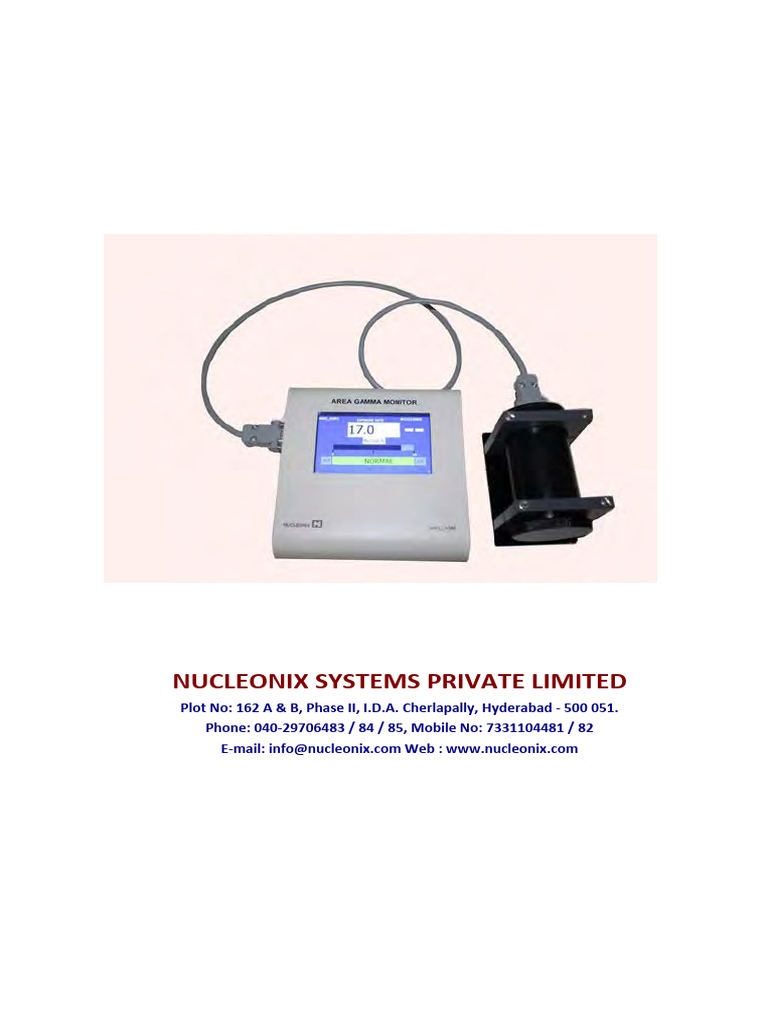 NXG_AGM Area Gamma Monitor Manual | PDF | Usb | Personal Computers