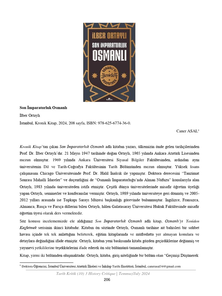 Son Imparatorluk Osmanli | PDF