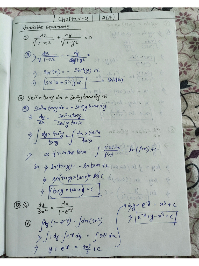 Math Module 1 Sol by Sidhu | PDF