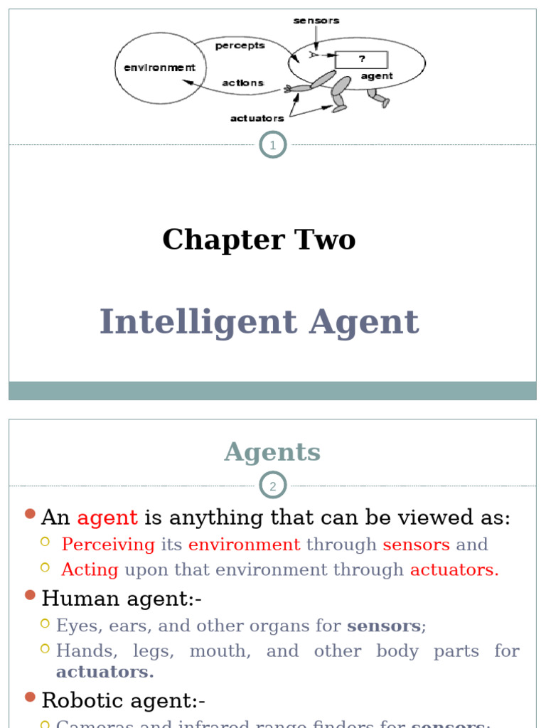 Ch2 Artificial Intellegent Agent | PDF | Perception | Rationality
