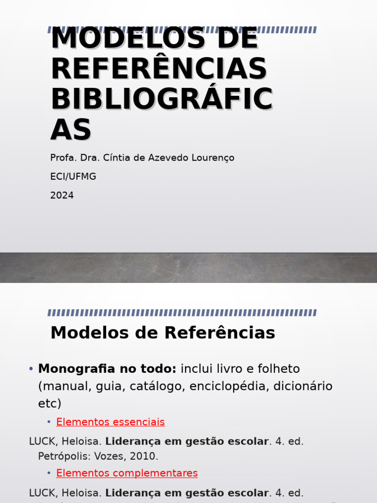 Modelos de Referências Bibliográficas | PDF | Brasil | São Paulo