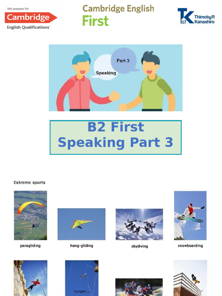 B2 Speaking: Sports Practice & Assessment | PDF
