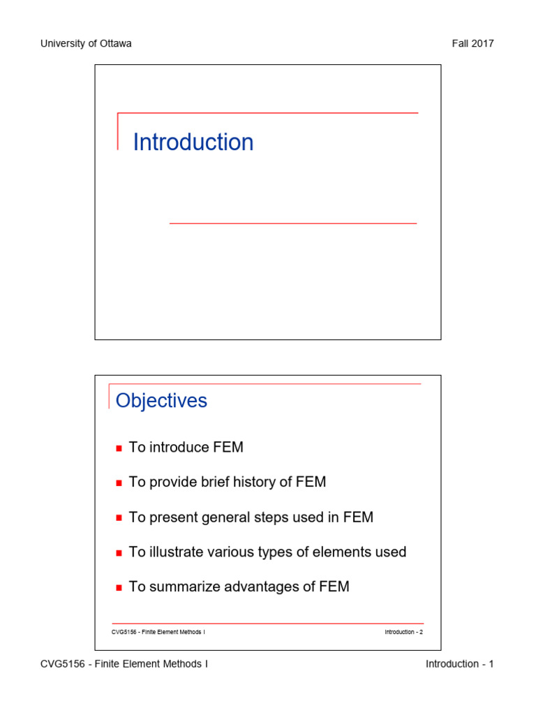 Finite Element Methods Overview | PDF | Finite Element Method ...