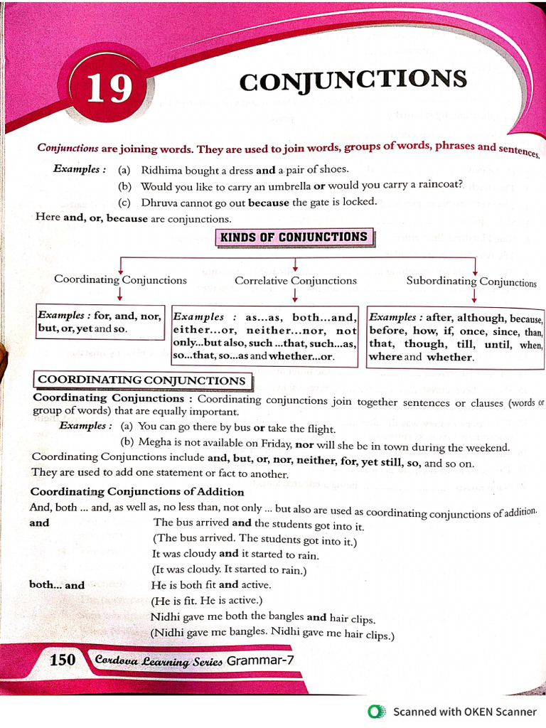 Conjunction 7 and 8 | PDF
