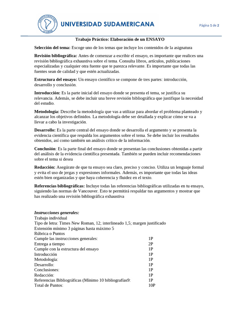 Usud Ensayo | PDF | Ensayos | Comunicación humana