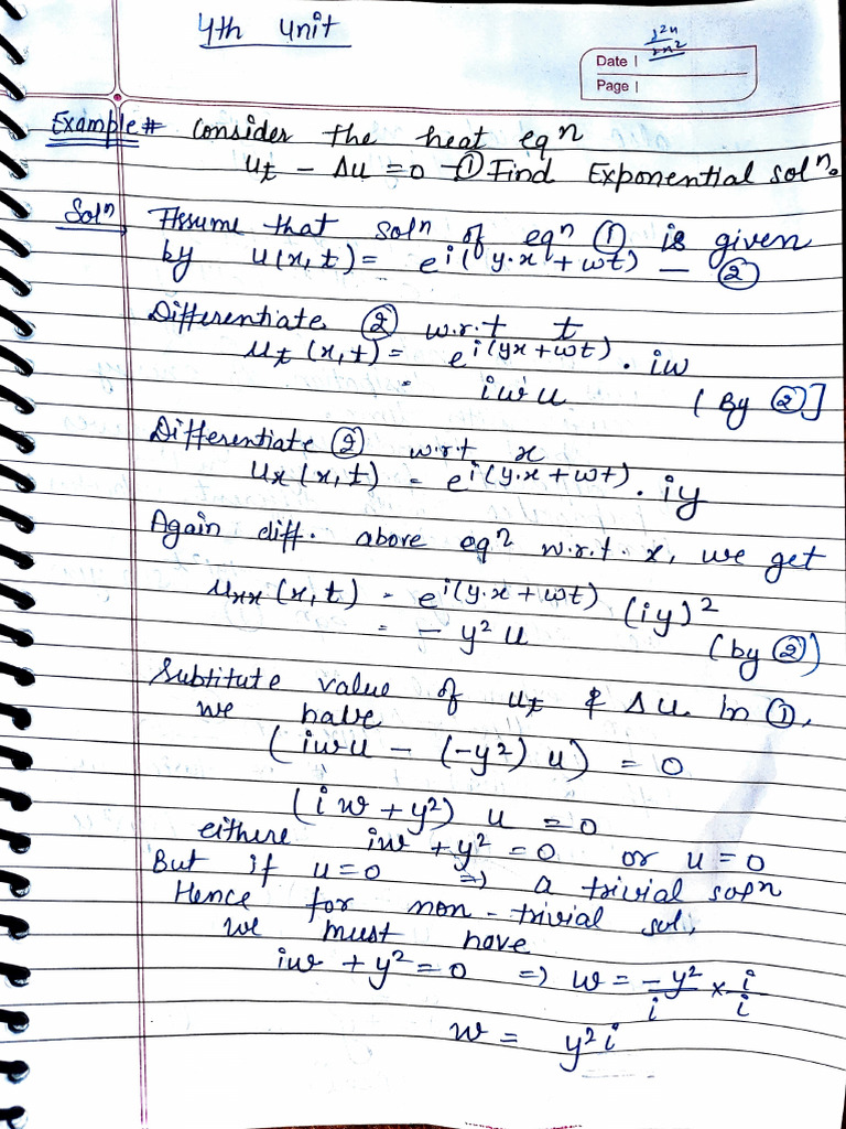 PDE 3rd Sem Unit 4 | PDF