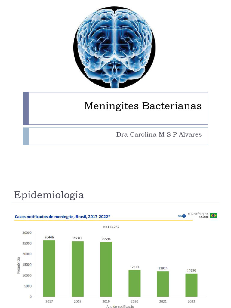 Meningites Bacterianas: Epidemiologia e Tratamento | PDF | Meningite ...