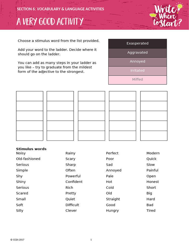 A Very Good Activity | PDF