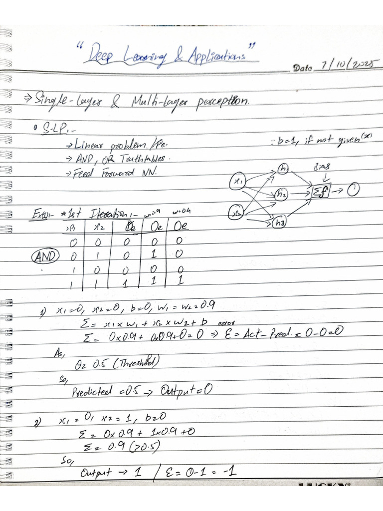 DL Notes | PDF