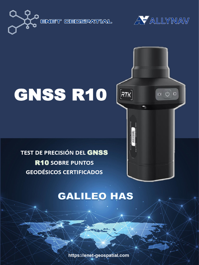 Test Precision Gnss r10 - Galileo Has v3 | PDF