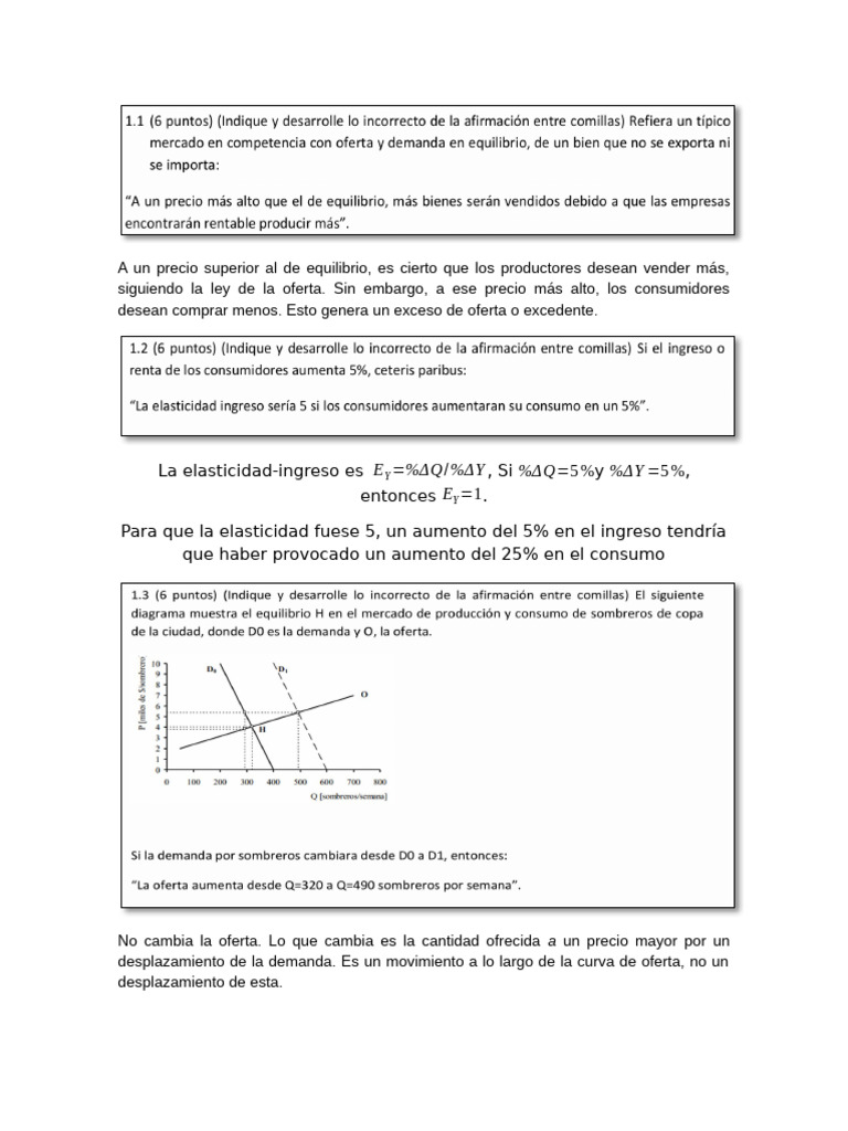 Análisis de Oferta y Demanda en Mercados | PDF | Oferta (economía ...