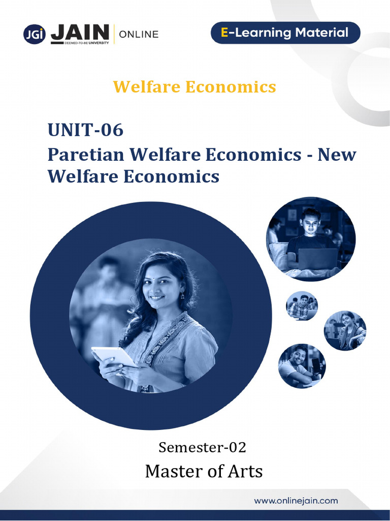 Unit 6 - Paretian Welfare Economics-New Welfare Economics | PDF ...