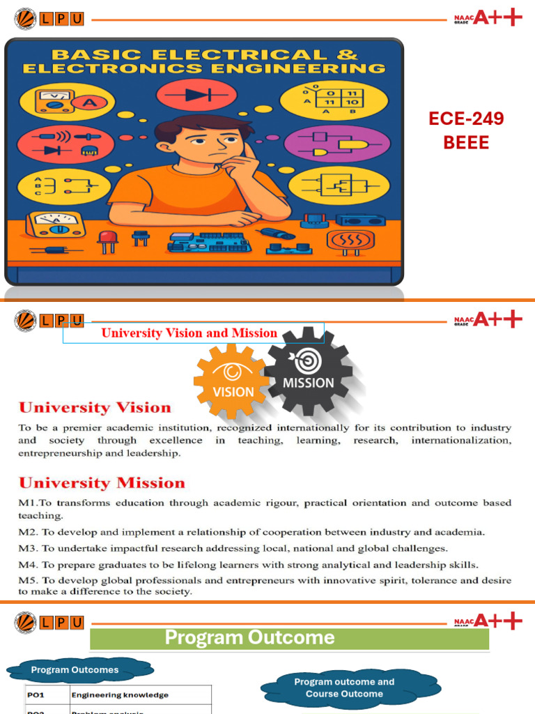 ECE-249 Course Outcomes and Mapping | PDF | Electronic Circuits | Arduino