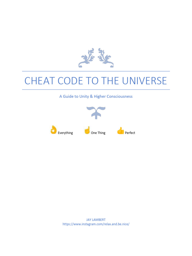 Cheat Code To The Universe | PDF | Meditation | Breathing