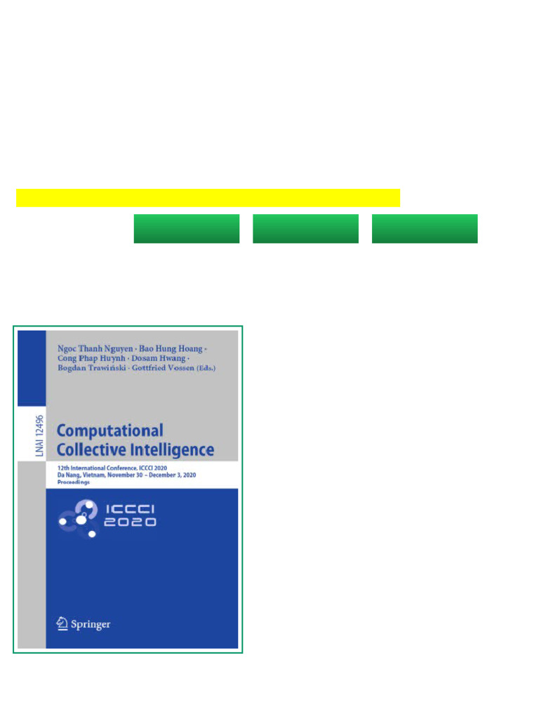 Computational Collective Intelligence 12th International Conference ...