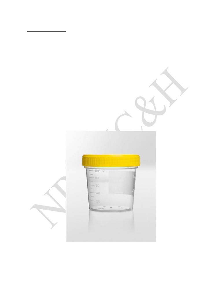Universal Specimen Collection Guidelines | PDF | Medical Specialties ...