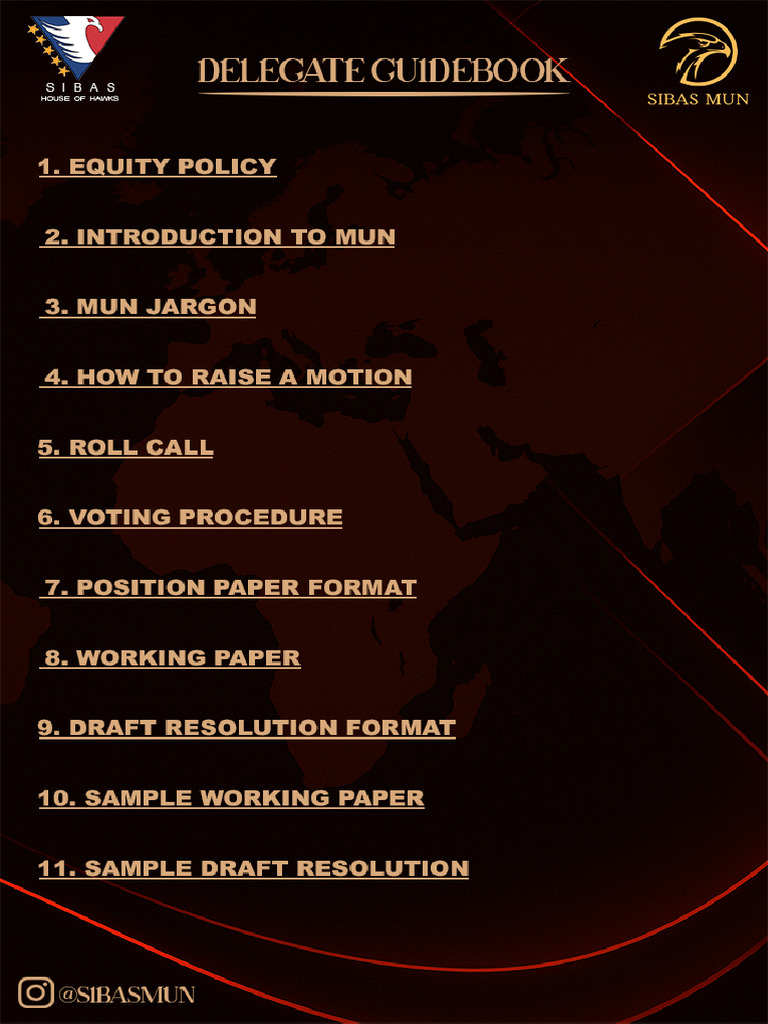 Delegate Guidebook | PDF