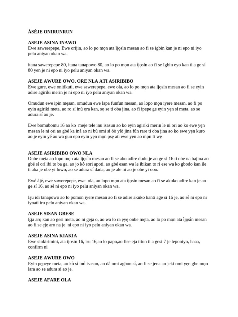 ASEJE - Cuccurssion | PDF