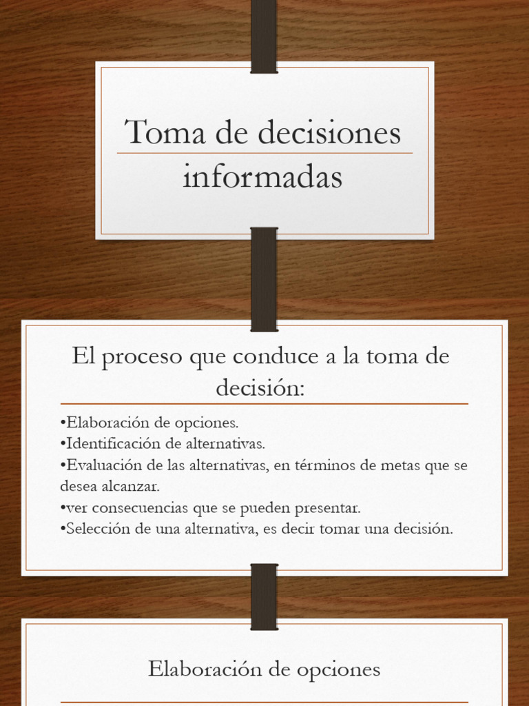 Proceso de Toma de Decisiones Efectivas | PDF