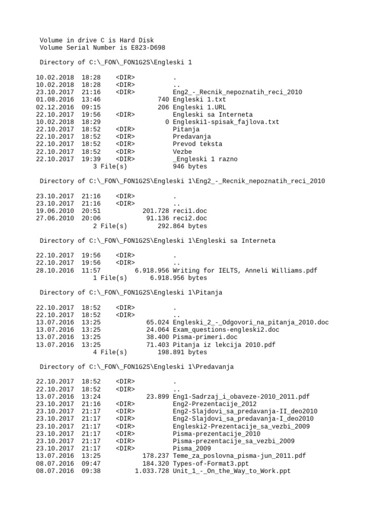English Language Resources and Files | PDF | Computer File | Linguistics