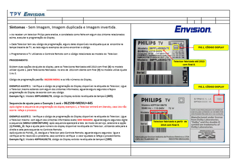 Programação de Display Code Philips | PDF | Informática | Engenharia da ...
