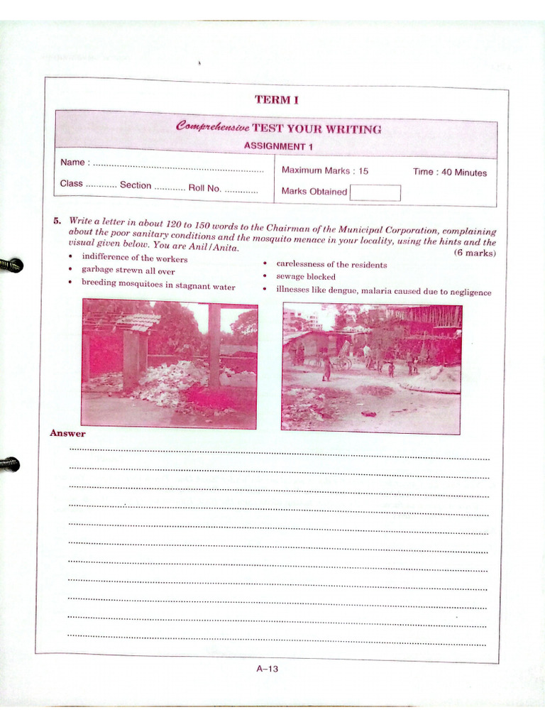 English Class X Practice | PDF