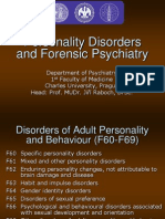 Personality Disorders and Forensic Psychiatry