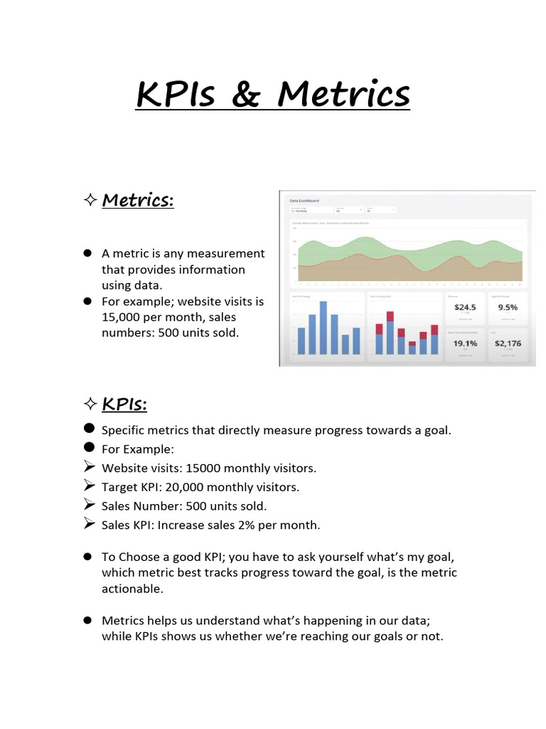Understanding KPIs and Metrics | PDF