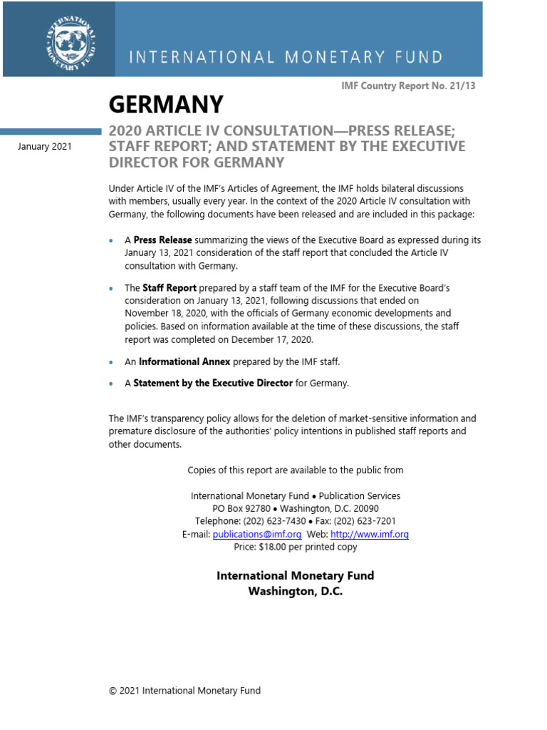 1DEUEA2021001 | PDF | Recession | Gross Domestic Product