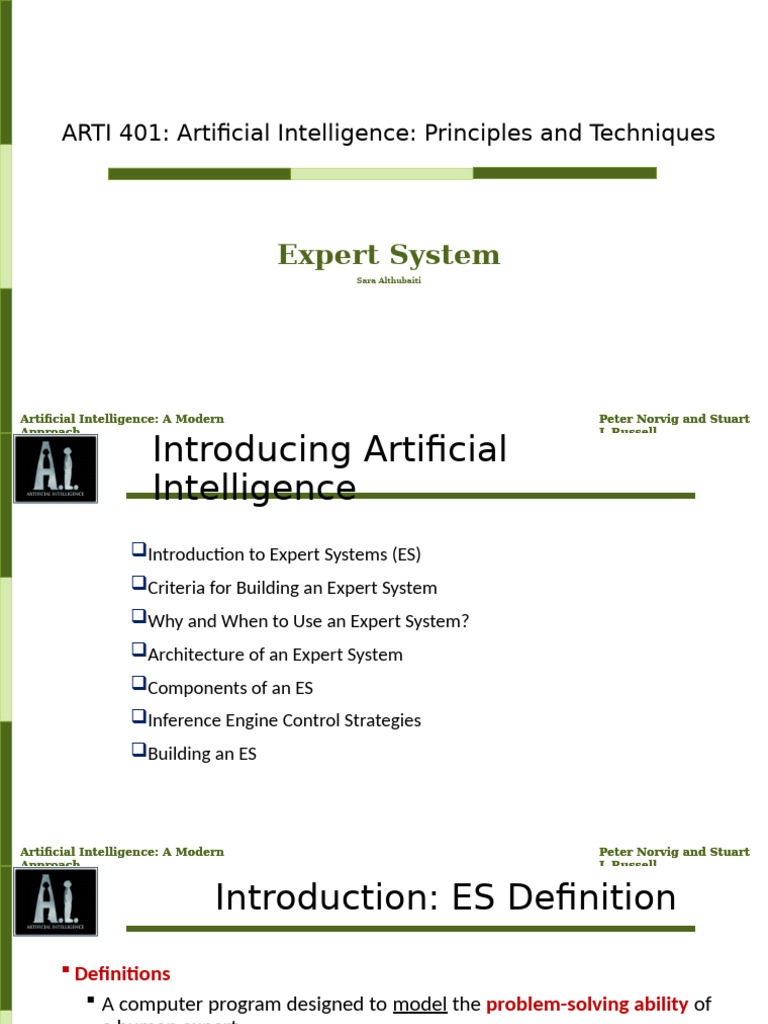 Week 2 Expert Systems | PDF | Artificial Intelligence | Intelligence ...