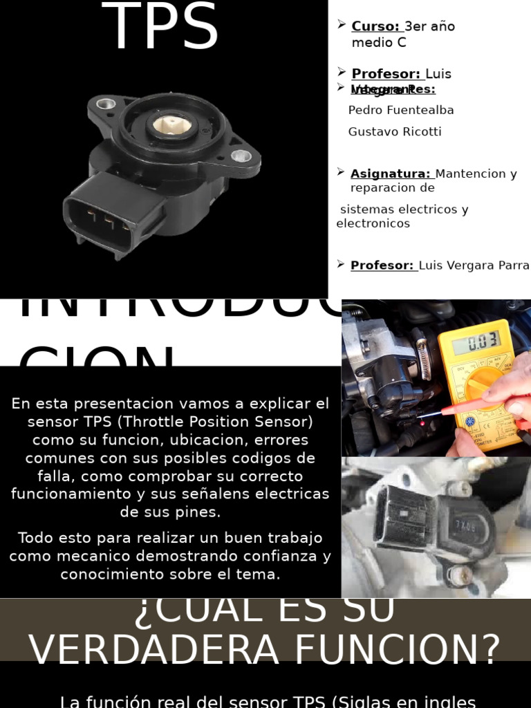 Sensor TPS | PDF | Corriente continua | Acelerador