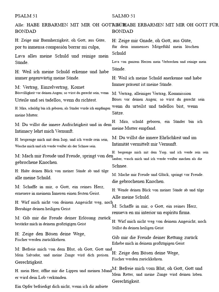 Psalm 51 | PDF
