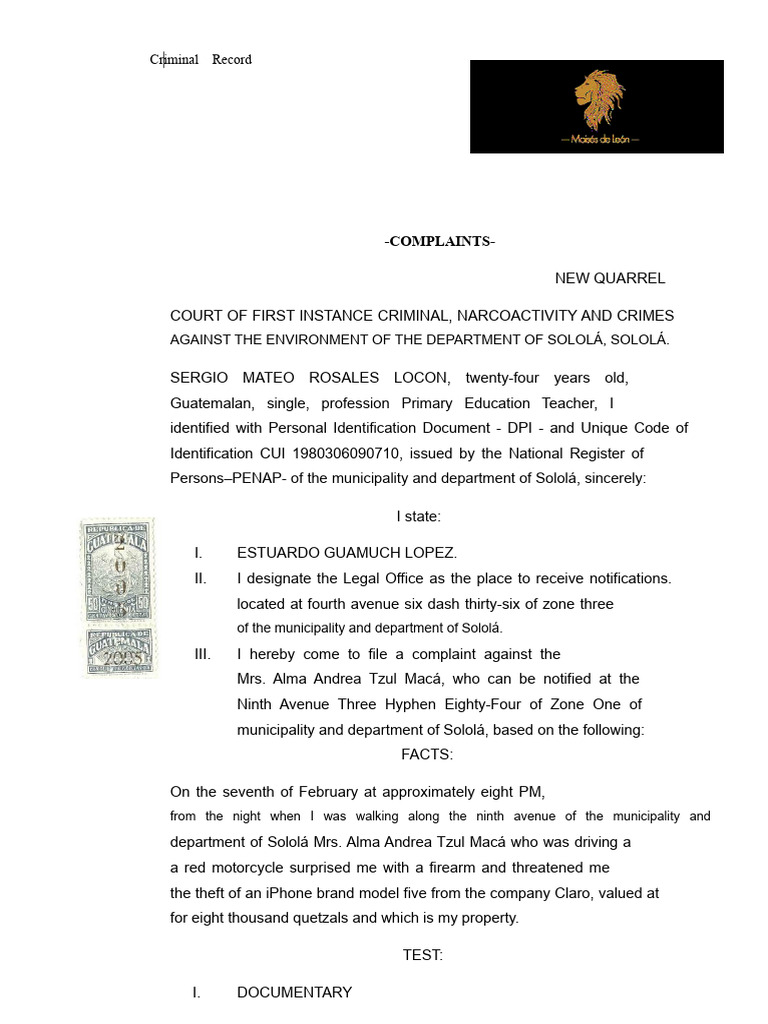 Criminal Notebook | PDF | Prosecutor | Defamation