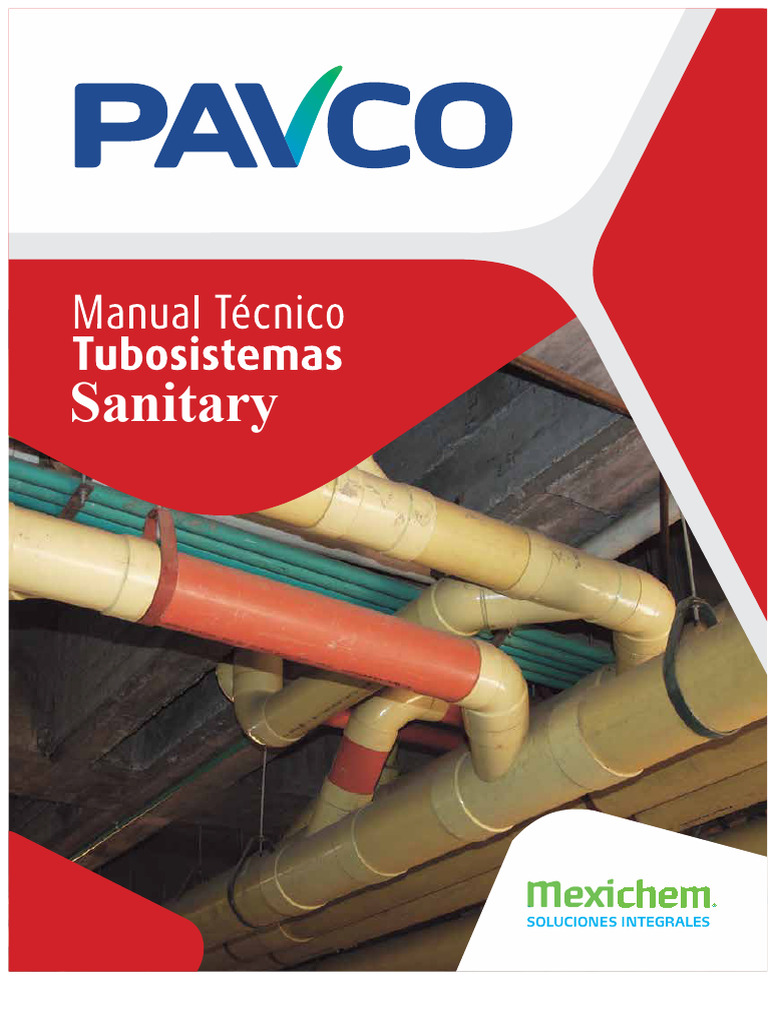 PAVCO Sanitary Manual | PDF | Pipe (Fluid Conveyance) | Polyvinyl Chloride