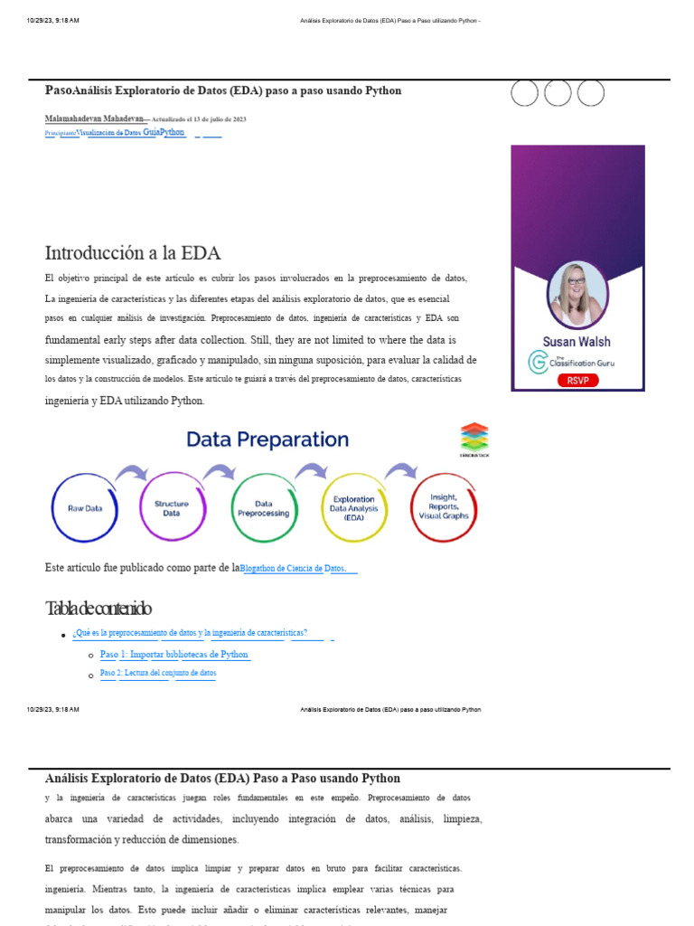 EDA en Python: Guía Paso a Paso | PDF | Python (lenguaje de ...