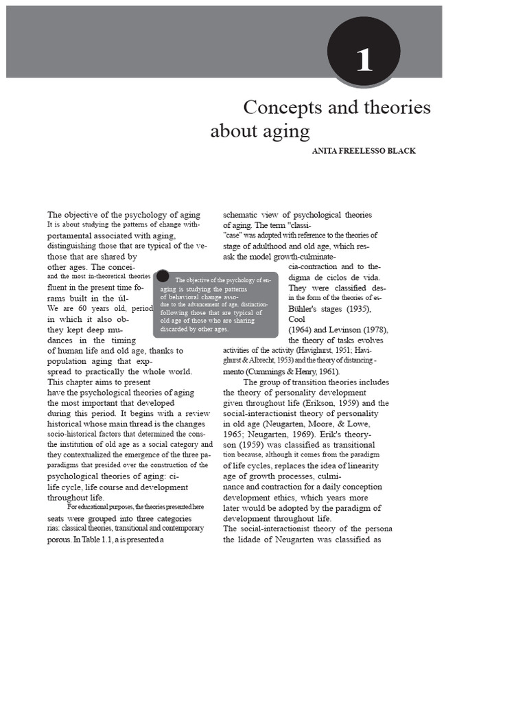 Concepts and Theories About Aging 2014 PDF | PDF | Ageing | Identity ...